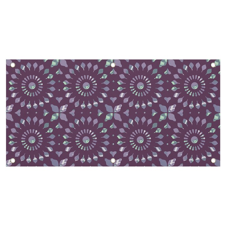 Kaleidoscope Plum Banner and Sign 4  x 2 