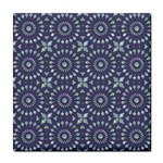 Kaleidoscope Deep Purple Tile Coaster Front