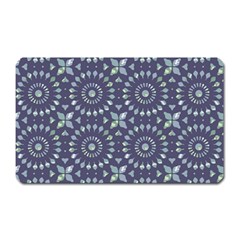 Kaleidoscope Deep Purple Magnet (rectangular) by Mazipoodles