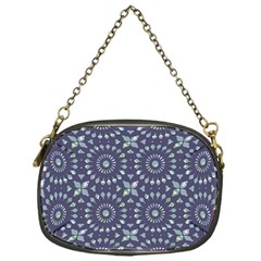 Kaleidoscope Deep Purple Chain Purse (one Side) by Mazipoodles