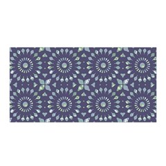 Kaleidoscope Deep Purple Satin Wrap 35  X 70  by Mazipoodles