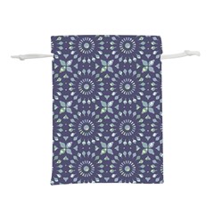 Kaleidoscope Deep Purple Lightweight Drawstring Pouch (l) by Mazipoodles