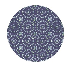 Kaleidoscope Deep Purple Mini Round Pill Box (pack Of 5) by Mazipoodles