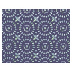 Kaleidoscope Deep Purple Flano Blanket (medium) by Mazipoodles