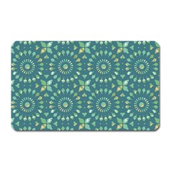 Kaleidoscope Hunter Green Magnet (rectangular) by Mazipoodles