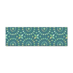 Kaleidoscope Hunter Green Sticker Bumper (100 Pack) by Mazipoodles