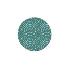 Kaleidoscope Hunter Green Golf Ball Marker by Mazipoodles