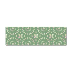 Kaleidoscope Peaceful Green Sticker (bumper) by Mazipoodles