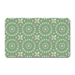 Kaleidoscope Peaceful Green Magnet (rectangular) by Mazipoodles