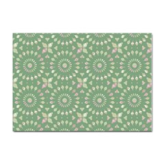 Kaleidoscope Peaceful Green Sticker A4 (100 Pack) by Mazipoodles