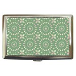 Kaleidoscope Peaceful Green Cigarette Money Case Front