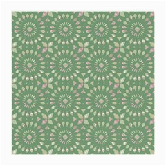 Kaleidoscope Peaceful Green Medium Glasses Cloth (2 Sides) by Mazipoodles