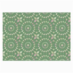 Kaleidoscope Peaceful Green Large Glasses Cloth (2 Sides) by Mazipoodles