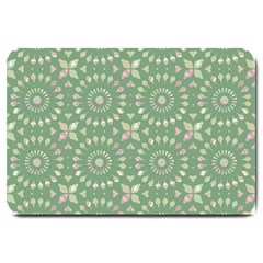 Kaleidoscope Peaceful Green Large Doormat