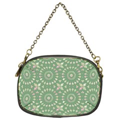 Kaleidoscope Peaceful Green Chain Purse (one Side) by Mazipoodles