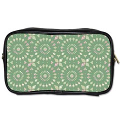 Kaleidoscope Peaceful Green Toiletries Bag (two Sides) by Mazipoodles