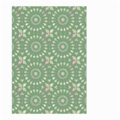 Kaleidoscope Peaceful Green Small Garden Flag (two Sides)