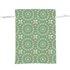 Kaleidoscope Peaceful Green Lightweight Drawstring Pouch (xl) by Mazipoodles