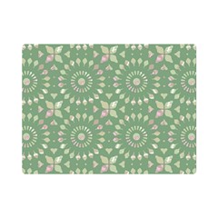 Kaleidoscope Peaceful Green Flano Blanket (mini)