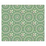 Kaleidoscope Peaceful Green Flano Blanket (Small) 50 x40  Blanket Front