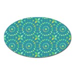 Kaleidoscope Jericho Jade Oval Magnet Front