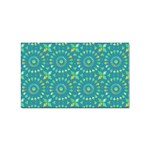 Kaleidoscope Jericho Jade Sticker Rectangular (10 pack) Front