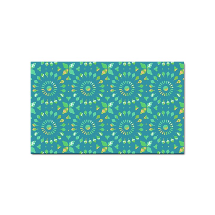 Kaleidoscope Jericho Jade Sticker Rectangular (10 pack)