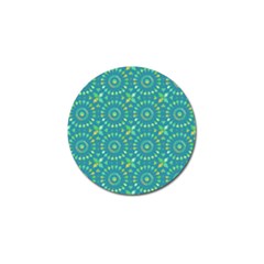 Kaleidoscope Jericho Jade Golf Ball Marker (4 Pack) by Mazipoodles