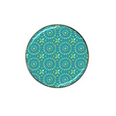 Kaleidoscope Jericho Jade Hat Clip Ball Marker (4 Pack) by Mazipoodles