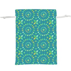 Kaleidoscope Jericho Jade Lightweight Drawstring Pouch (xl) by Mazipoodles