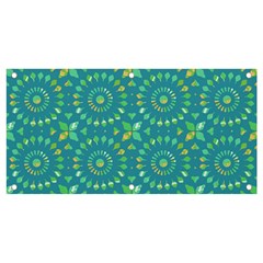 Kaleidoscope Jericho Jade Banner And Sign 4  X 2  by Mazipoodles