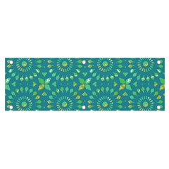 Kaleidoscope Jericho Jade Banner And Sign 6  X 2  by Mazipoodles