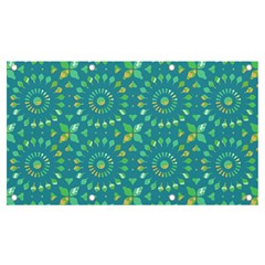 Kaleidoscope Jericho Jade Banner And Sign 7  X 4  by Mazipoodles