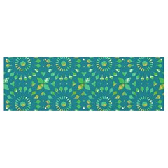 Kaleidoscope Jericho Jade Banner And Sign 12  X 4  by Mazipoodles