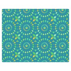 Kaleidoscope Jericho Jade Flano Blanket (medium) by Mazipoodles