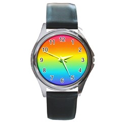 Unicorn Einhorn Licorne 2 Round Metal Watch by gasi