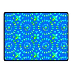 Kaleidoscope Blue Fleece Blanket (small)