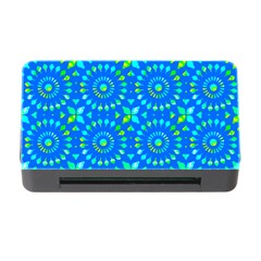 Kaleidoscope Blue Memory Card Reader With Cf