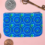 Kaleidoscope Blue Large Coin Purse Back