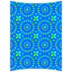 Kaleidoscope Blue Back Support Cushion by Mazipoodles