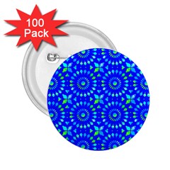 Kaleidoscope Royal Blue 2 25  Buttons (100 Pack) 