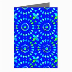 Kaleidoscope Royal Blue Greeting Cards (pkg Of 8)