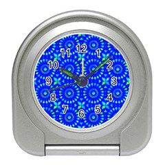 Kaleidoscope Royal Blue Travel Alarm Clock