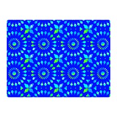 Kaleidoscope Royal Blue Double Sided Flano Blanket (mini)