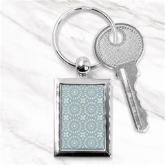 Kaleidoscope Duck Egg Key Chain (rectangle) by Mazipoodles