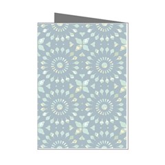 Kaleidoscope Duck Egg Mini Greeting Cards (pkg Of 8) by Mazipoodles