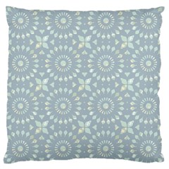 Kaleidoscope Duck Egg Large Cushion Case (two Sides) by Mazipoodles