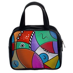 Modern Art Classic Handbag (two Sides) by gasi