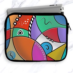 Modern Art Apple Ipad 2/3/4 Zipper Cases by gasi