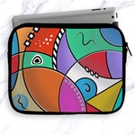 Modern art Apple iPad 2/3/4 Zipper Cases Front